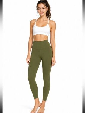 lululemon athletica Olive Green High-Rise Leggings. Size 4, 
29” length